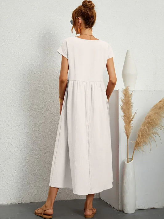 Gabriela™ - Vestido fluido de elegancia atemporal