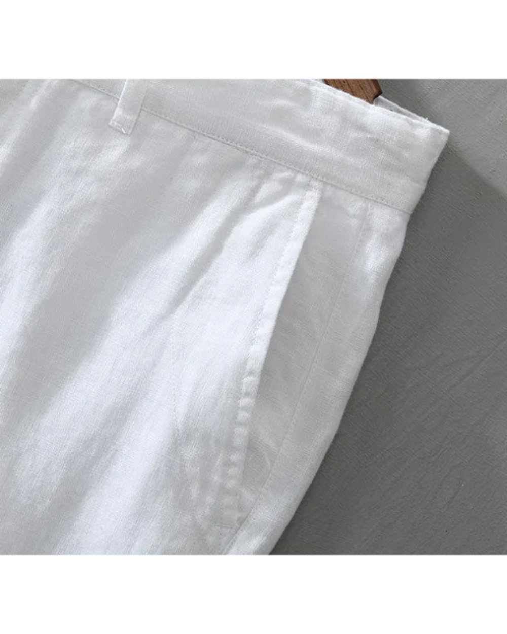 Pantalones cortos de lino