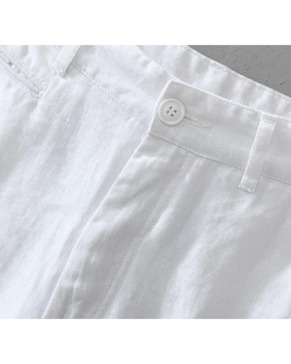 Pantalones cortos de lino