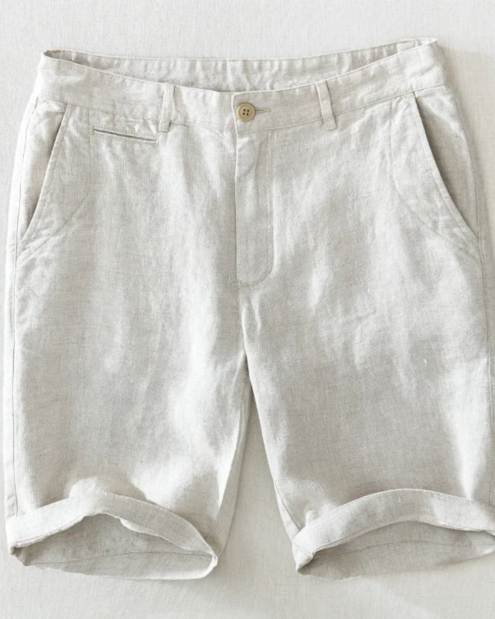 Pantalones cortos de lino