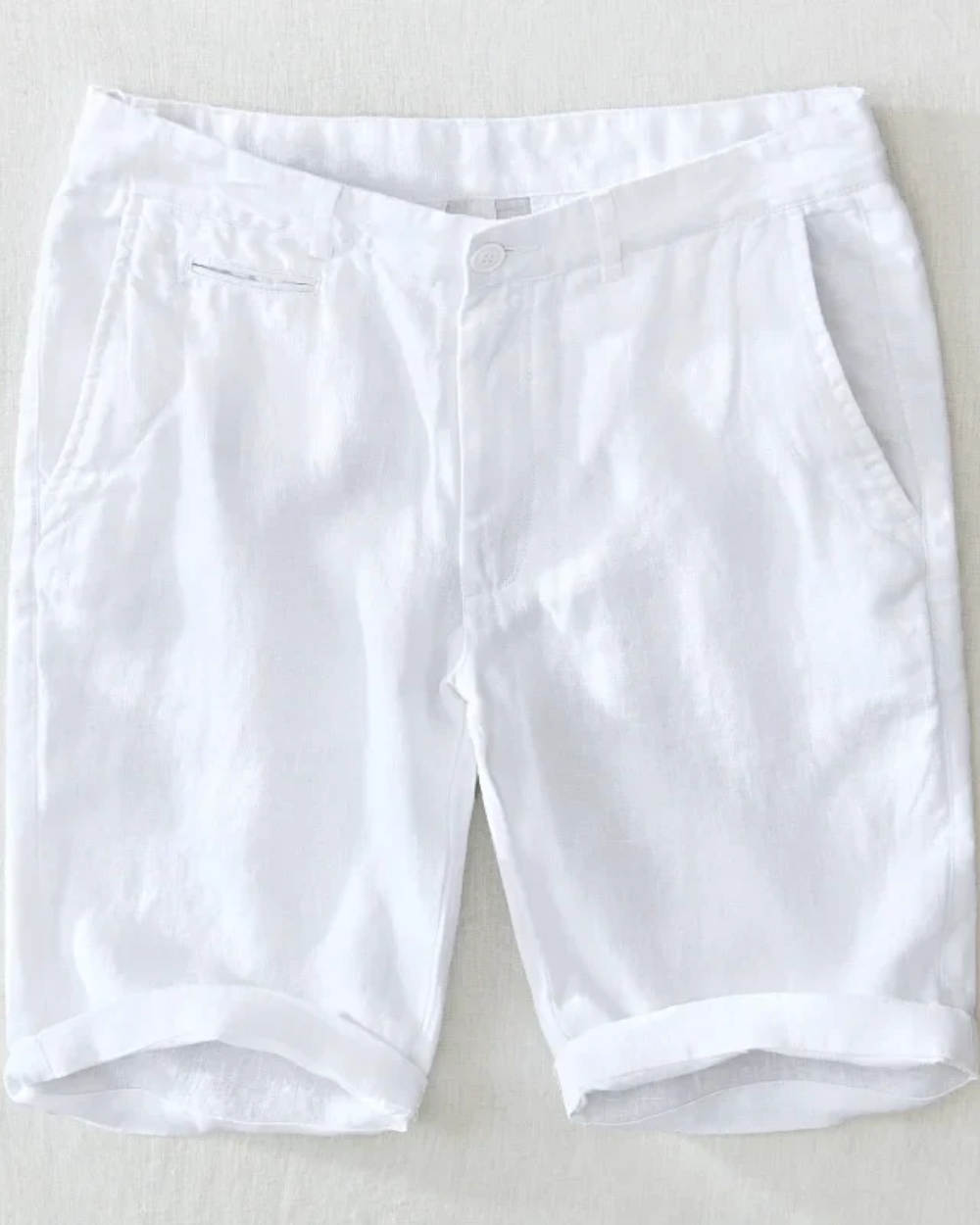 Pantalones cortos de lino