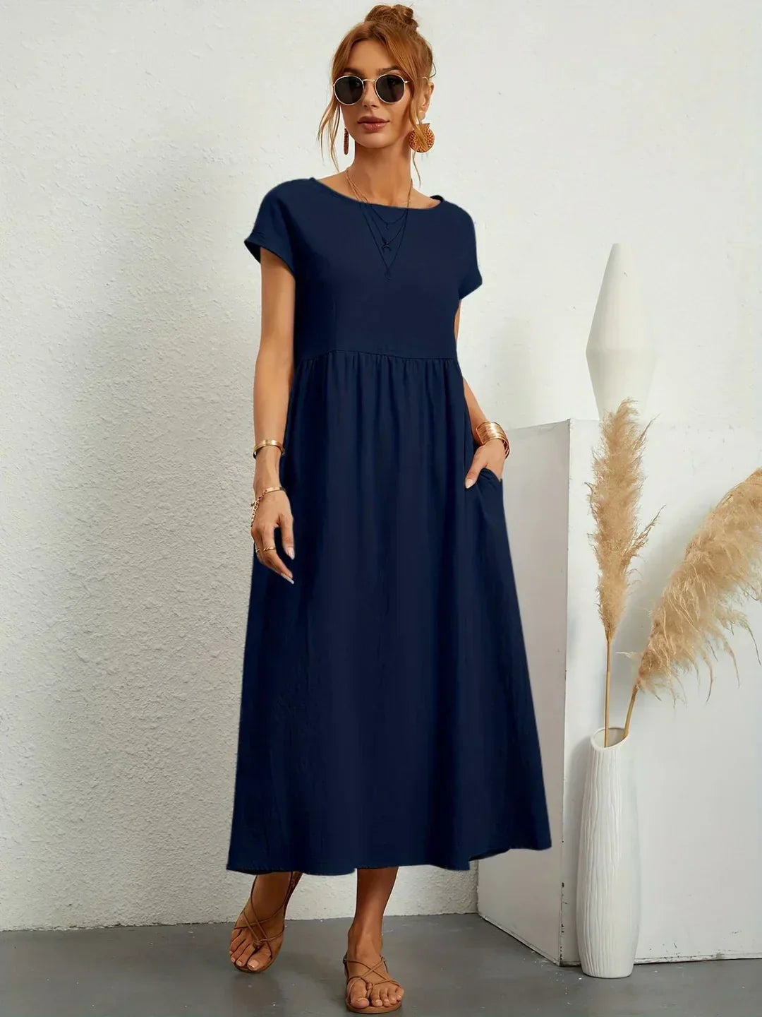 Gabriela™ -  Vestido fluido de elegancia atemporal