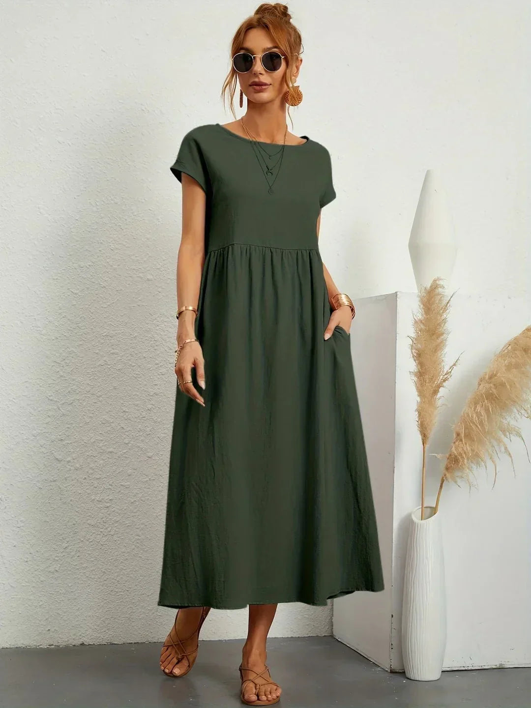Gabriela™ -  Vestido fluido de elegancia atemporal
