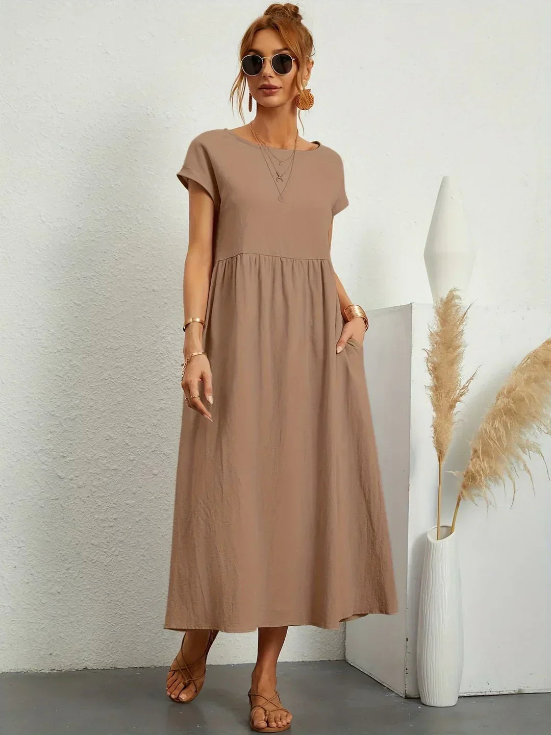 Gabriela™ -  Vestido fluido de elegancia atemporal