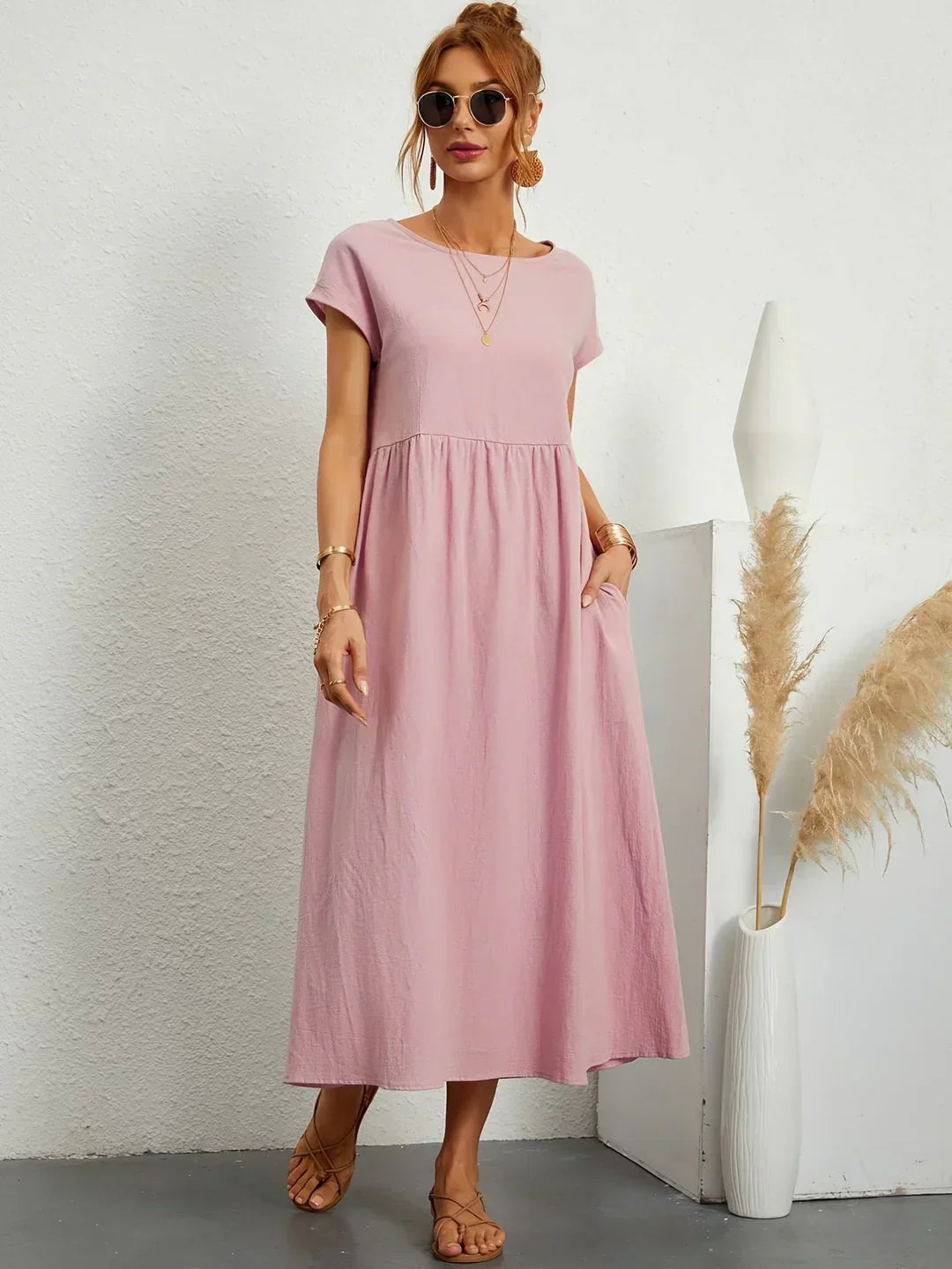 Gabriela™ -  Vestido fluido de elegancia atemporal