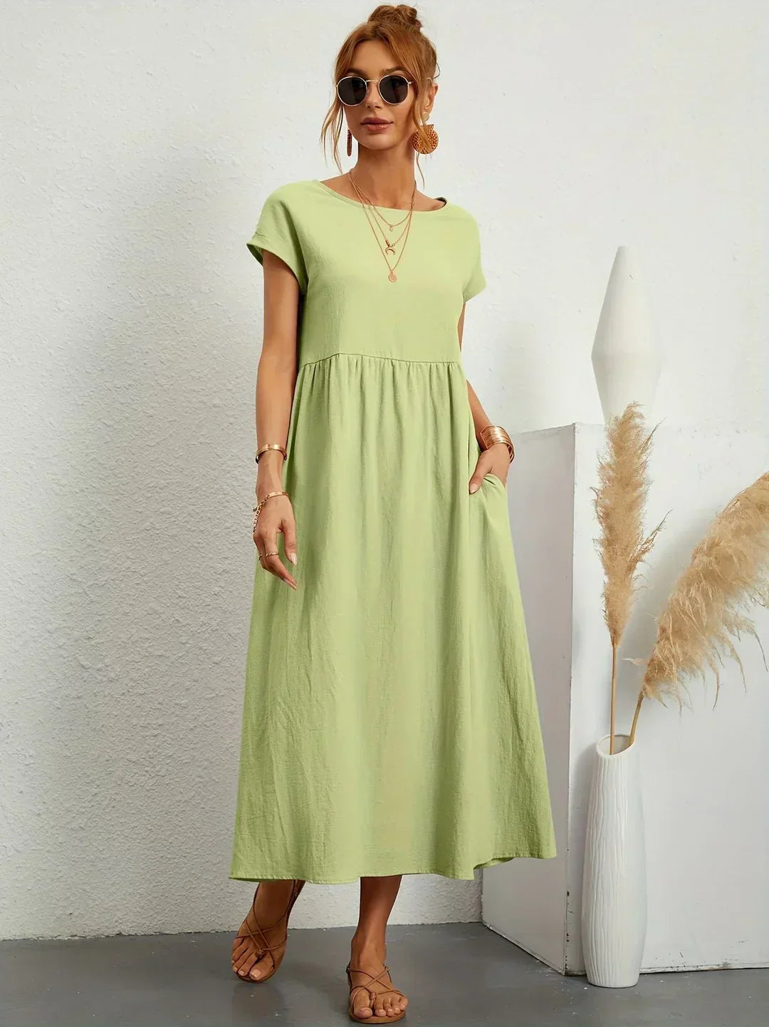 Gabriela™ -  Vestido fluido de elegancia atemporal