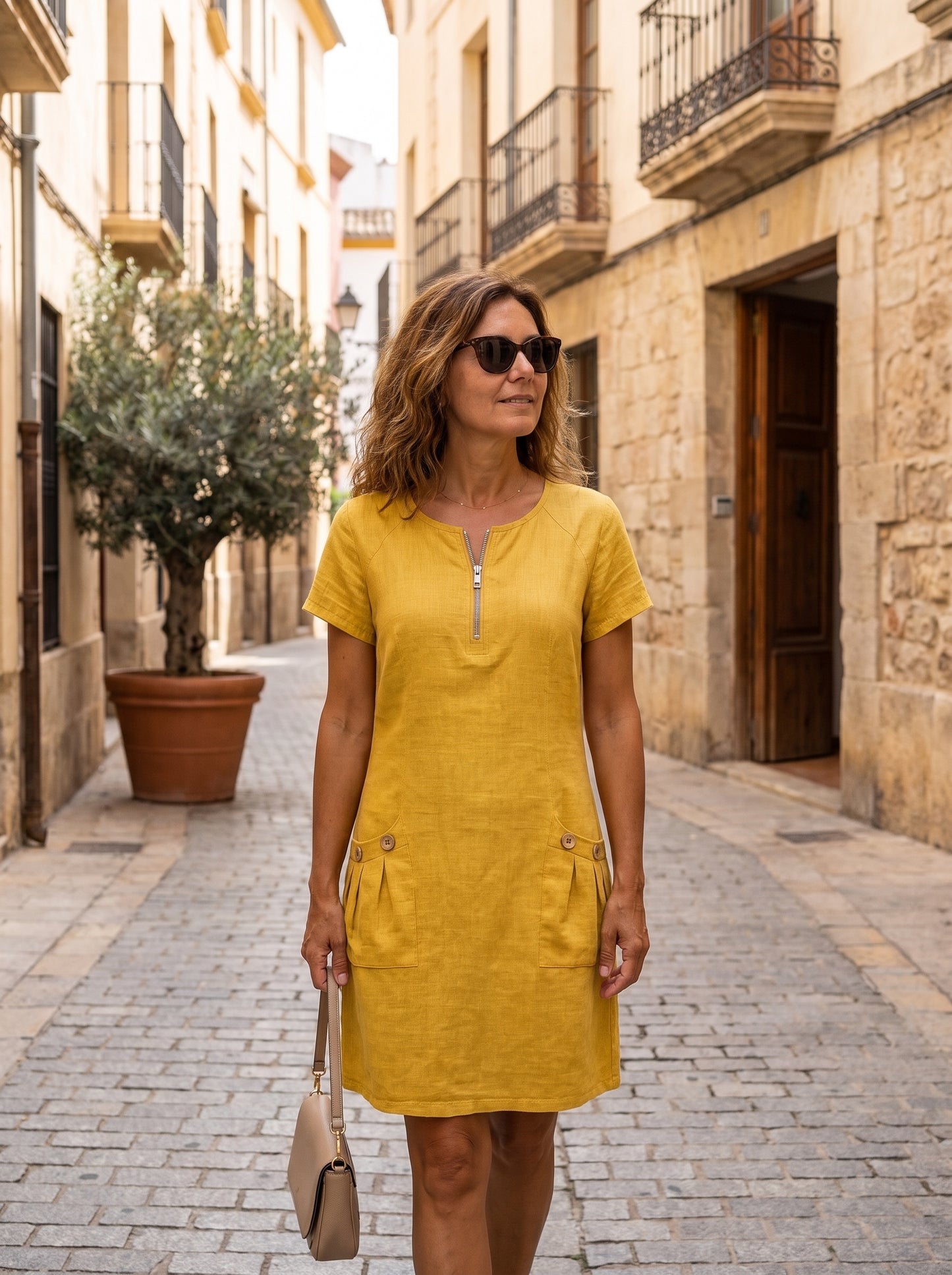 Vestido Noreva — Elegancia natural en el día a día