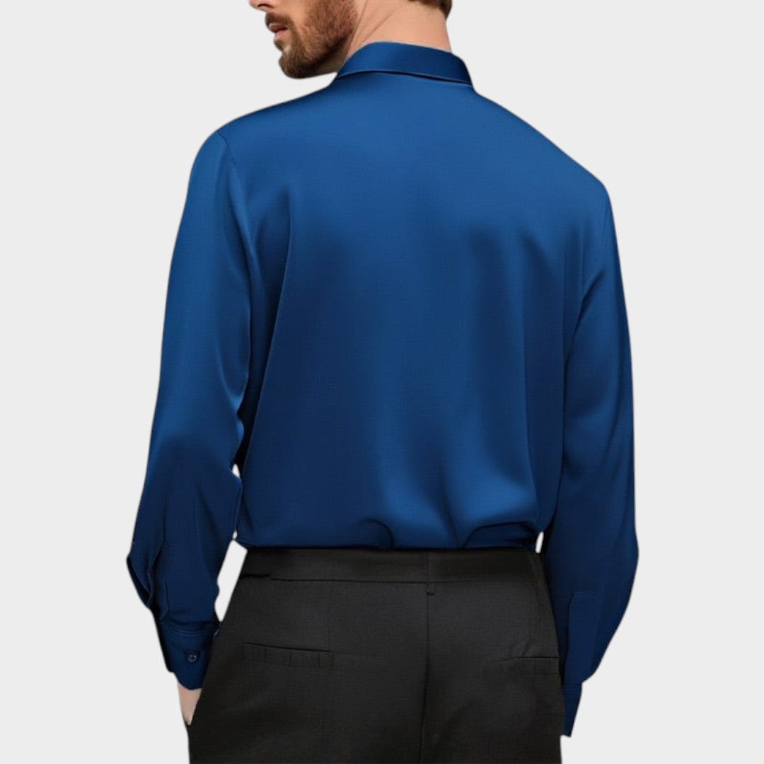 Camisa elástica sin arrugas